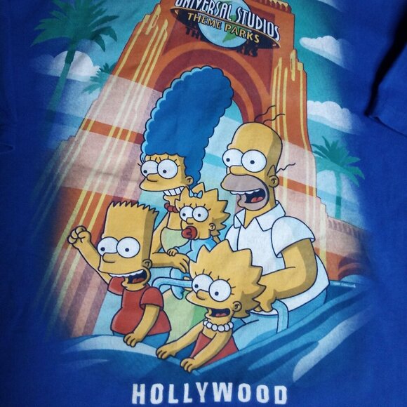 Universal Studios Hollywood The Simpsons T-Shirt - Picture 1 of 8